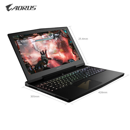 二手技嘉（GIGABYTE） AORUS X5 v7雕牌吃鸡游戏本笔记本美行15.6英寸 i7-7820HK 1070 16G 1T+256ssd